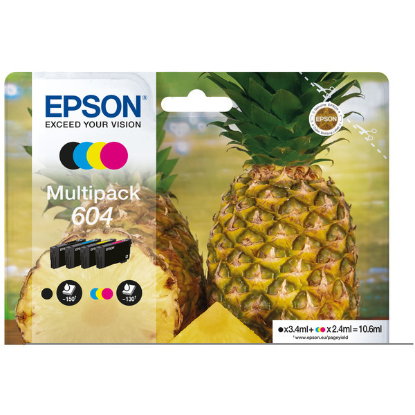 Original Epson Tinte C13T10G64010 / 604 / C13T10G64010 schwarz cyan magenta gelb für C13T10G64010